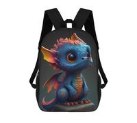 sinyumoney Adorable Fantasy Dragon Statue School Backpack Business Laptop Rucksack Bag Unisex Casual Daypack for Boys/Girls/Teenagers 17inch