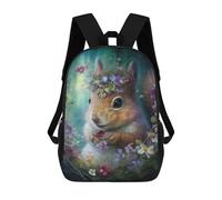 sinyumoney Adorable Little Squirrel School Bags School Secondary High School College Backpack Travel for Girl, Teen Girls 17inch