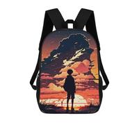 sinyumoney Afternoon Trip School Bags Rucksack Casual Daypacks School Work Travel Bag for Campus Outdoor Travel Sports 17inch