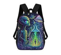 sinyumoney Alien in A Bottle School Backpack Computer Rucksack for School/Work/Travel for School/Work/Travel 17inch