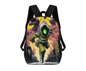 sinyumoney Alien Pursuit Space Odyssey Rucksack Rucksack Casual Daypacks School Work Travel Bag- Perfect for Travel, Work And Daily Use 17inch
