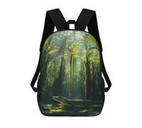 sinyumoney Alligator in A Swampy Environment Backpack School Lightweight Casual Daypack School Backpacks for School/Work/Travel 17inch