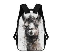 sinyumoney Alpaca Beauty School Bags Water Resistant Travel Backpack Computer Bag for School/Work/Travel 17inch