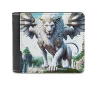 sinyumoney Altered Beast Mythical Guardian 3D Print Clutch Purse Coin Pocket ID Slots Note Section Soft Convenient Wallets Craftsmanship Gifts 11.7cm*9.5cm