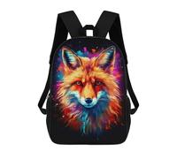 sinyumoney Amazing Fox Art Backpack School Lightweight Schoolbag Dayback Bookbag College for Men/Women 17inch