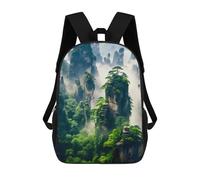 sinyumoney Amazing Temple The Rock Children's Backpacks 17inch School Backpack 3D Printed Bag Bookbag for Kids Travel Rucksacks Boy Girl Book Bags Kids School Bag