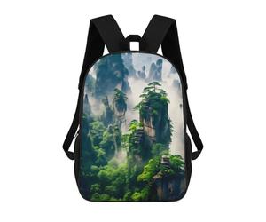 sinyumoney Amazing Temple The Rock School Backpack Large Water Resistant Laptop Backpack for Teenage Girls Boys Women Men 17inch