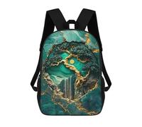 sinyumoney Amazing Tree on Granite Backpacks Kids School Backpack School Bag 3D Printed Fashion School Bags for Boys Elementary And Middle School Students 17inch