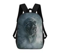 sinyumoney Amazon Jungle Tiger 3D Printed Children's School Backpack for Kids Travel Rucksacks Book Bags Kids School Bag 17inch