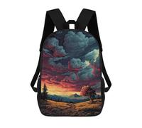 sinyumoney Amazon Sunset Landscape Backpack School Bag Water Resistant School Bag Business Backpack for Boys/Girls/Teenagers 17inch