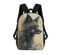 sinyumoney Amber Gaze School Backpack 3D Printed School Bags Boys Girls Laptop Backpack for Kids/Students/Adults 17inch