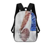 sinyumoney American Football 2 Backpack School Bag Secondary Causal Travel High School Bags for Boys/Girls/Teenagers 17inch