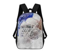 sinyumoney American Football Helmet School Backpack Water Resistant School Bag Business Backpack for Girls Boys Teenage 17inch