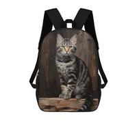 sinyumoney American Shorthair Cat Backpack School Lightweight Schoolbag Dayback Bookbag College for Girl, Teen Girls 17inch