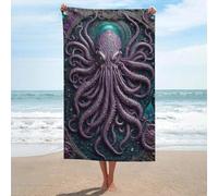 sinyumoney Ancient Cthulhu Basics Towel Set Super Soft Absorbent Beach Towel for Bathroom Pool Beach And Trips Bath Sheet 130cm*80cm
