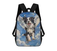 sinyumoney Angel Dog in Heaven Painting -4 School Backpack Business Durable Laptop Bag for Camping Outdoor Adventures And Daily Travel 17inch