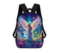 sinyumoney Angel Hug Backpack School Lightweight Schoolbag Dayback Bookbag College for Girl, Teen Girls 17inch