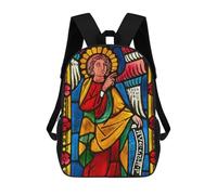 sinyumoney Angel of The Annunciation Backpack School Bag Water Resistant Travel Backpack Computer Bag for Girls Boys Teenage 17inch