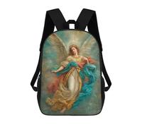 sinyumoney Angel Wings Art Print School Bags Rucksack Casual Daypacks School Work Travel Bag for Teenage Girls Boys Women Men 17inch