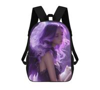 sinyumoney Angel Wings Fantasy Artwork School Bags School Secondary High School College Backpack Travel for Men, Women & Teenage Boys 17inch