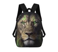 sinyumoney Angry Lion Lightning Backpack School Large School Backpack for Boys - Perfect for Travel, Work And Daily Use 17inch