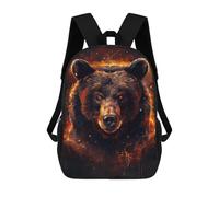 sinyumoney Animal Majestic Bear Rucksack Lightweight Casual Daypack School Backpacks- Perfect for Travel, Work And Daily Use 17inch