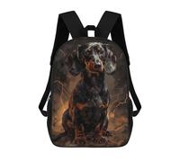 sinyumoney Animal Majestic Dachshund Rucksack Lightweight Casual Daypack School Backpacks- Perfect for Travel, Work And Daily Use 17inch