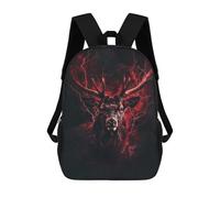 sinyumoney Animal Majestic Deer Backpack School Daypacks Business Backpack Water Resistant Bookbag for Teenage Girls Boys Women Men 17inch