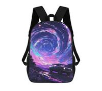 sinyumoney Anime Astral Whirlwind Rucksack Lightweight Casual Daypack School Backpacks for Campus Outdoor Travel Sports 17inch