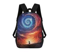sinyumoney Anime Black Hole Creator Rucksack Lightweight Casual Daypack School Backpacks for Campus Outdoor Travel Sports 17inch