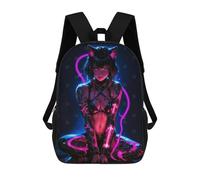 sinyumoney Anime Cat Girl School Backpack Computer Rucksack for School/Work/Travel- Perfect for Travel, Work And Daily Use 17inch