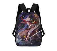 sinyumoney Anime Girl with Sword And Dragon Rucksack School Secondary High School College Backpack Travel for Campus Outdoor Travel Sports 17inch