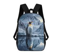 sinyumoney Antarctica Penguin Rucksack Rucksack Casual Daypacks School Work Travel Bag for Camping Outdoor Adventures And Daily Travel 17inch