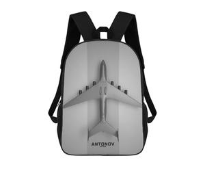 sinyumoney Antonov An225 Mriya School Backpack Water Resistant Travel Backpack Computer Bag for School/Work/Travel 17inch