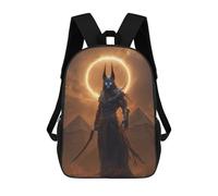 sinyumoney Anubis Egyptian God of Death School Bags Large Water Resistant Laptop Backpack - Perfect for Travel, Work And Daily Use 17inch