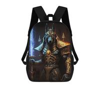 sinyumoney Anu od of The Underworld Backpacks Kids School Backpack School Bag 3D Printed School Bag for Boys Elementary And Middle School Students 17inch