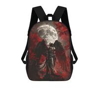 sinyumoney Archangel Full Moon School Backpack Lightweight Schoolbag Dayback Bookbag College for Teenage Girls Boys Women Men 17inch