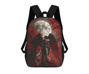 sinyumoney Archangel Full Moon School Backpack Lightweight Schoolbag Dayback Bookbag College for Teenage Girls Boys Women Men 17inch