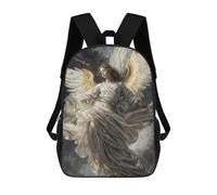 sinyumoney Archangel Gabriel Backpack School Bag Business Laptop Rucksack Bag Unisex Casual Daypack for Teenage Girls Boys Women Men 17inch
