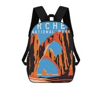 sinyumoney Arches National Park Backpack School Rucksack Casual Daypacks School Work Travel Bag- Perfect for Travel, Work And Daily Use 17inch