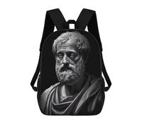 sinyumoney Aristotle School Backpack Water Resistant Travel Backpack Computer Bag for Girls Boys Teenage 17inch