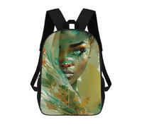 sinyumoney Art Nouveau Anime Dryad School Backpack 3D Printed School Bags Boys Girls Laptop Backpack for Kids/Students/Adults 17inch