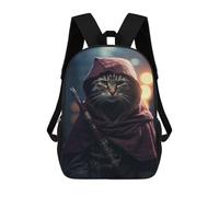 sinyumoney Assasins Creed Ninja Cat Backpack 3D Printed School Bag For Boys High Capacity Travel Backpacks Book Bags Boys School Bag Mochila 17inch