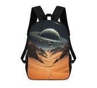 sinyumoney Asteroid Outlook Backpack 3D Printed Children's School Backpack for Kids High Capacity Travel Rucksacks Book Bags Kids School Bag Back Pack 17inch