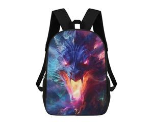 sinyumoney Astral Dragons Fury School Backpack Lightweight Airport College Students Back Pack- Perfect for Travel, Work And Daily Use 17inch