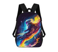sinyumoney Astro Skating School Backpack School Bags For Girls Boys Backpack With Pocket Fashion School Bag Kids Backpack 17inch