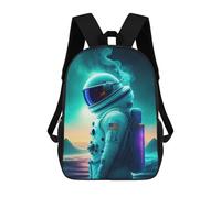 sinyumoney Astronaut Adventures Backpack School Business Durable Laptop Bag for Camping Outdoor Adventures And Daily Travel 17inch
