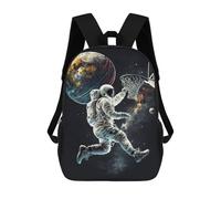 sinyumoney Astronaut Basketball Space Backpack School Work Laptop Backpack Rucksack Bag for Men, Women & Teenage Boys 17inch