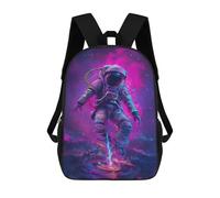 sinyumoney Astronaut Black Hole School Backpack Water Resistant Computer Rucksack for Campus Outdoor Travel Sports 17inch