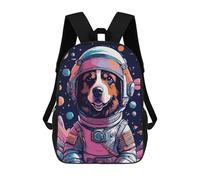 sinyumoney Astronaut Dog 8 Backpack School Bag Backpack For Girls Boys Backpacks Large Capacity Kids Backpack Lightweight School Bags For Kids Students 17inch